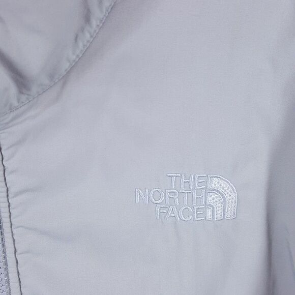 THE NORTH FACE Jacket Girls XL Pink Gray Zip Up Denali Fleece Polartec - Picture 2 of 11